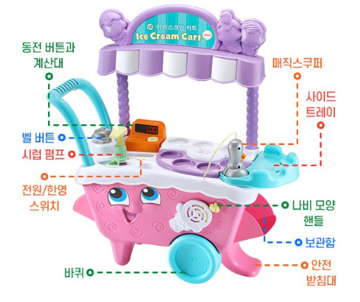 립프로그 아이스크림카트 디럭스